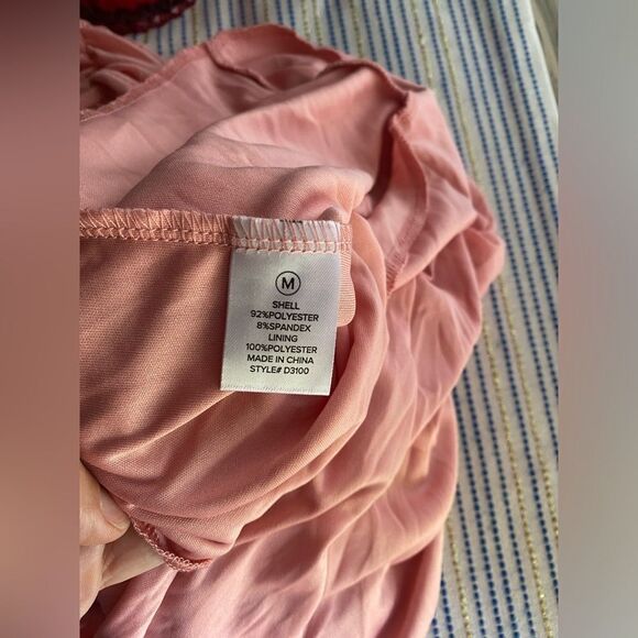 Fashion Nova Maxi Dress Sz Medium Mauve Top Trend Ruched NWT - Picture 11 of 14